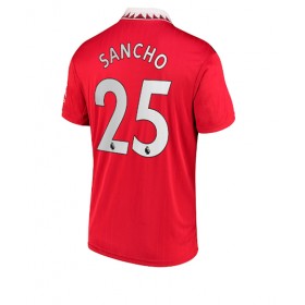 Herren Fußballbekleidung Manchester United Jadon Sancho #25 Heimtrikot 2022-23 Kurzarm
